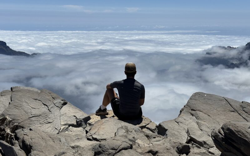 Pohled do kaldery ‎⁨v Parque Nacional de la Caldera de Taburiente⁩